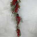40" MIXED PINE AND RED BERRY GARLAND