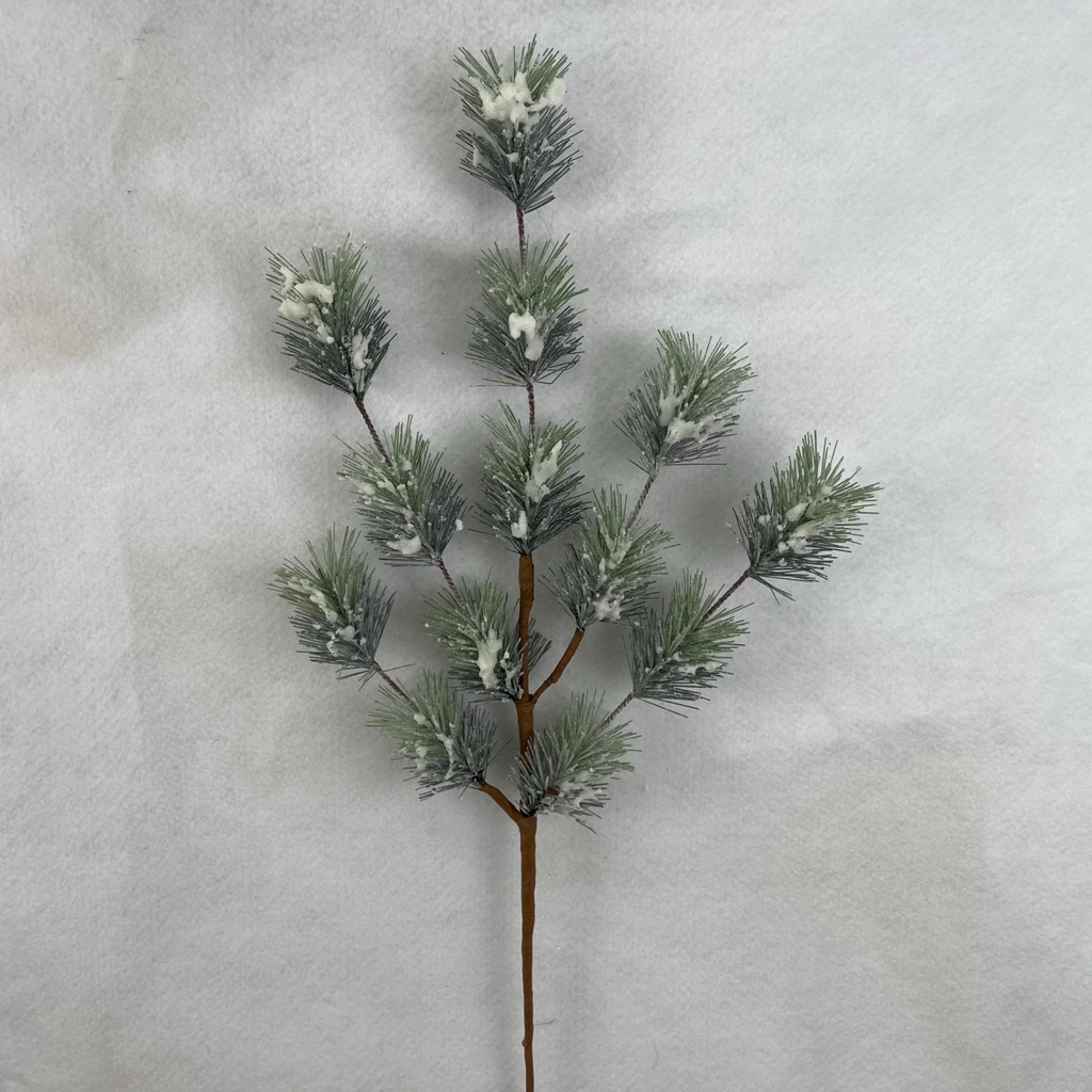 27" SNOWY PINE SPRAY X5
