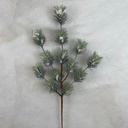 27" SNOWY PINE SPRAY X5