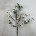 30" TWIG/BERRY SPRAY W/SNOW WHITE