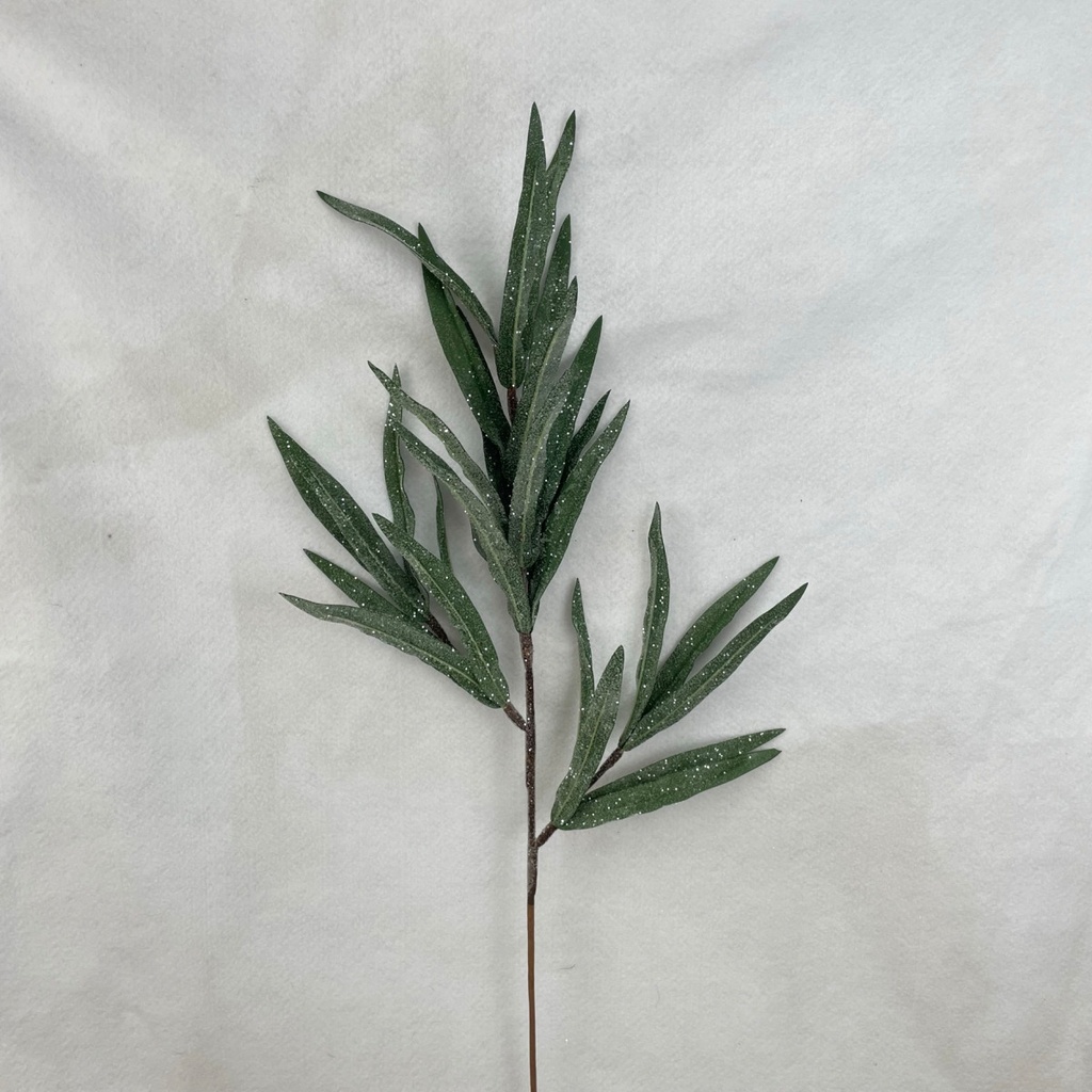 [XA2027] 30" FROSTED LEAF SPRAY