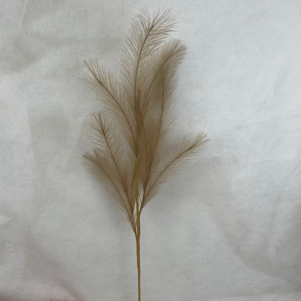 [XA2029-GLD] 31" FEATHER PINE SPRAY BROWN/GOLD