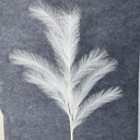 31" FEATHER PINE SPRAY WHITE