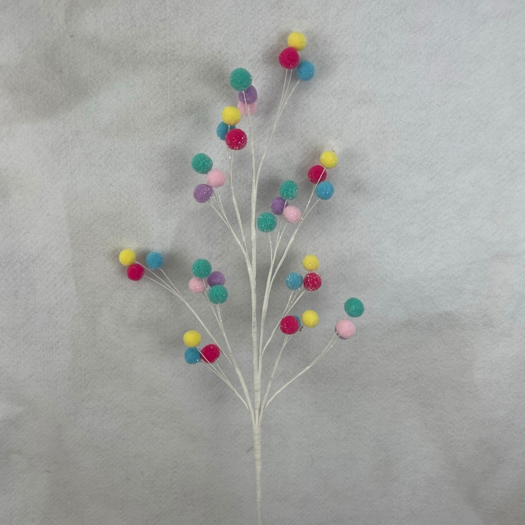 28" PUFF BALL SPRAY PASTEL