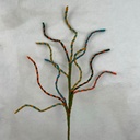 26&quot; TWISTED YARN SPRAY RETRO COLOR