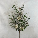 28" EUCALYPTUS & WHITE BERRY SPRAY