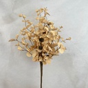 22" EUCALYPTUS BUSH W/CONES CREAM (FOAM)