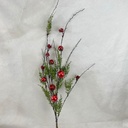 40" CEDAR/TWIG SPRAY X8 W/BELLS