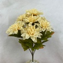 18" DAHLIA BUSH X11 CREAM