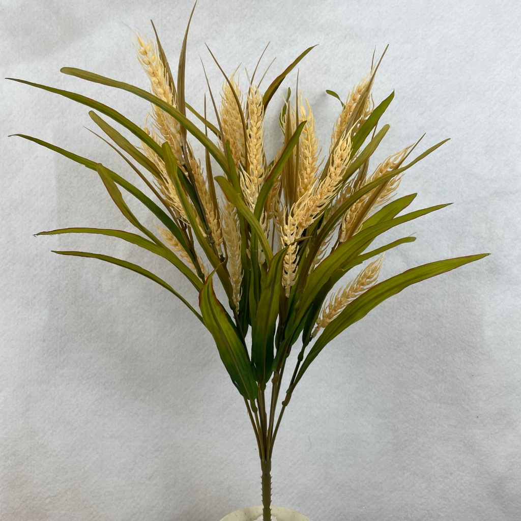 [SBF2340-NAT] 19" WHEAT BUSH X10 NATURAL