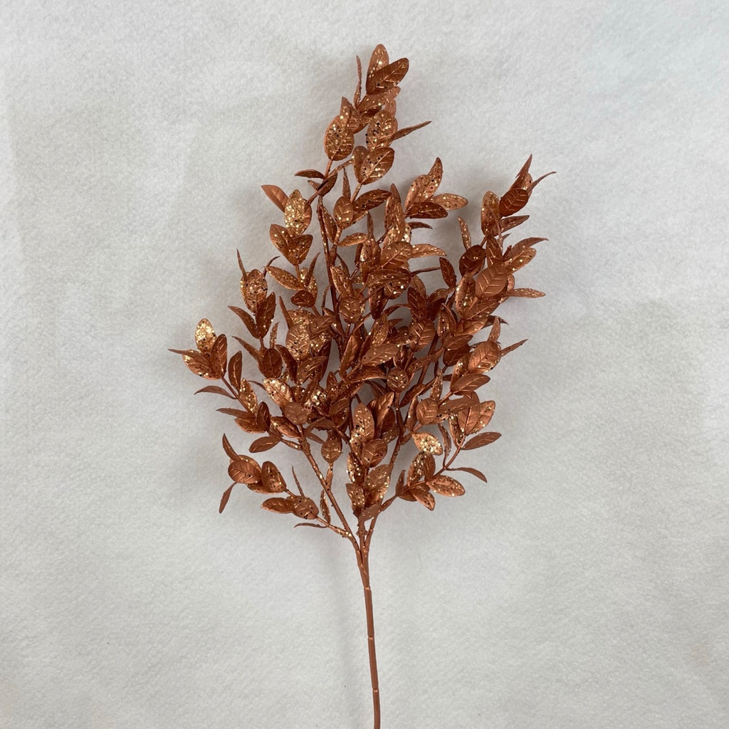 23.5" METALLIC LEAF SPRAY X3 COPPER