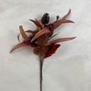16" LEAF AND PINE CONE PICK 