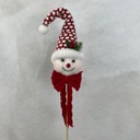 20" SNOWMAN PICK W/ RED/WHT HAT