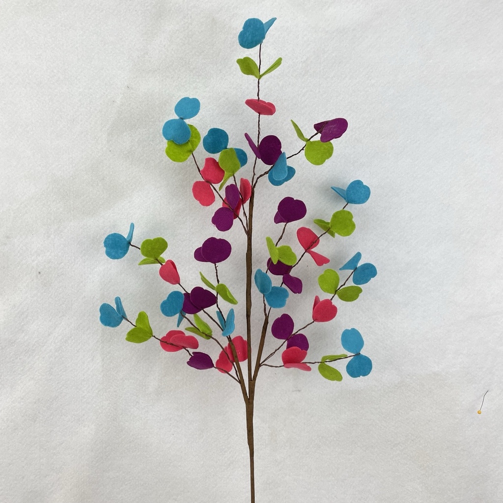 27" EUCALYPTUS SPRAY MULTICOLOR