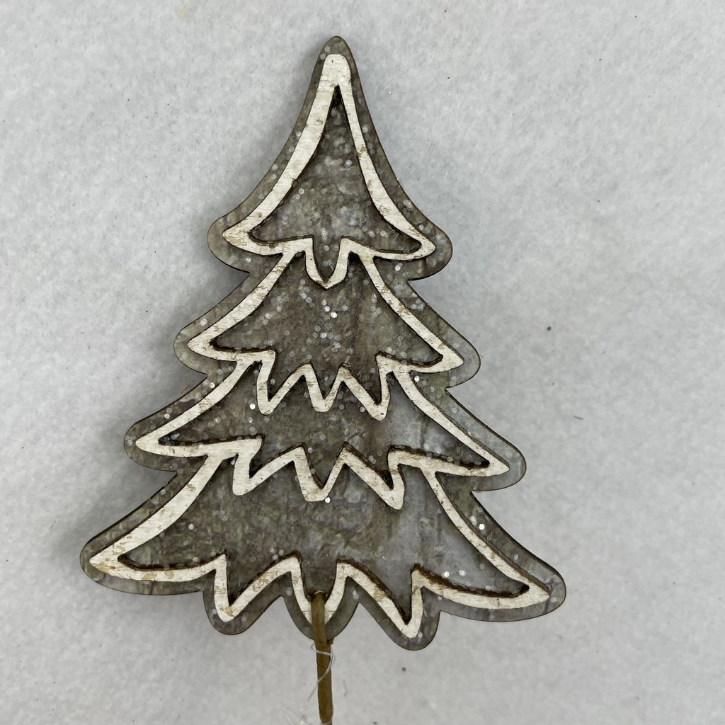 [XA2100] 17" BIRCH LOOK TREE PICK 5" TREE
