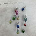 28&quot; HANGING LIGHTBULB SPRAY X3 MULTI COLOR
