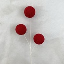 29&quot; SWEATER BALL SPRAY X3 RED