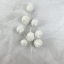 33&quot; SNOW BALL POM POM SPRAY 