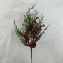 23&quot; MIXED PINE AND BERRY SPRAY 