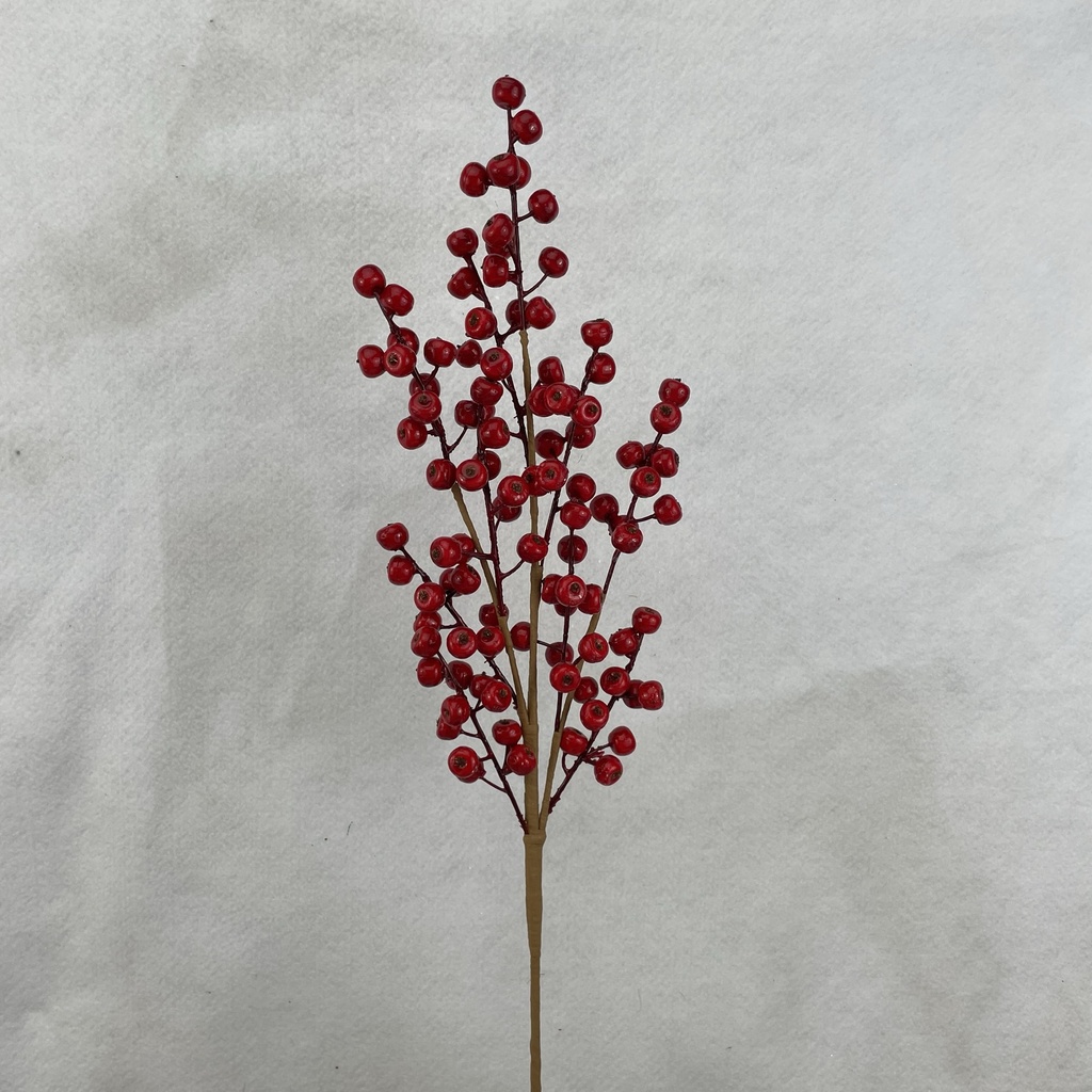 22" BERRY SPRAY RED