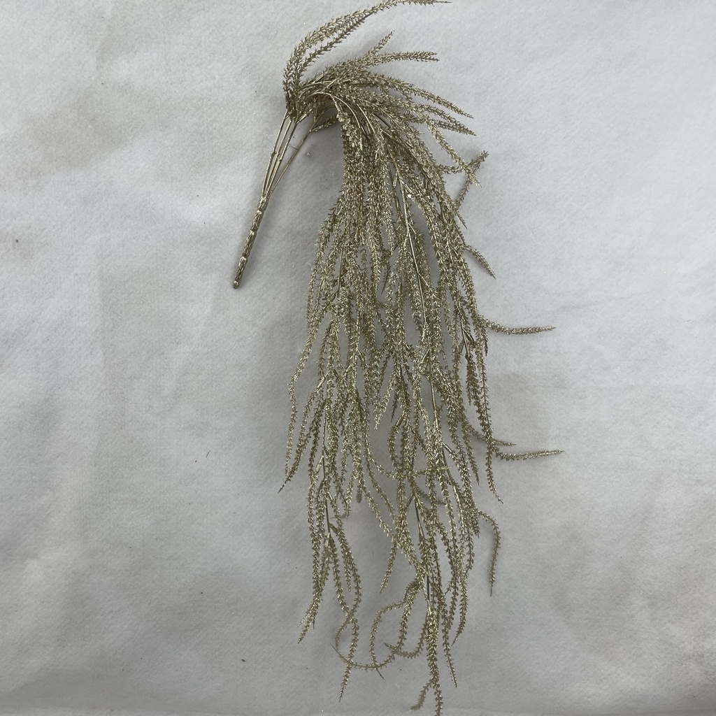36&quot; METALLIC AMARANTHUS HANGING BUSH X5 CHAMPAGNE