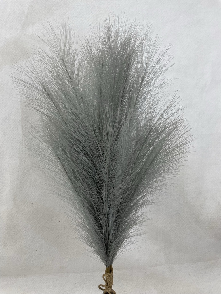 [SA3003-GRY] 28" FEATHER GRASS BUNDLE X3 GREY