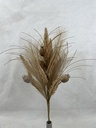 23&quot; WHEAT GRASS BUSH W/ SEED PODS