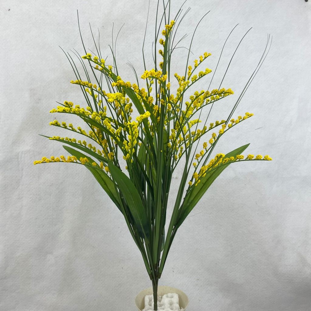 24" FILLER GRASS BUSH X12 YELLOW