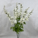 28" DELPHINIUM BUSH X8 CREAM/WHITE