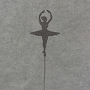 BALLERINA 6.5" X 4" W/14" PICK BLACK