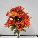 22" DAHLIA/LILY/ROSE BUSH X24 ORANGE