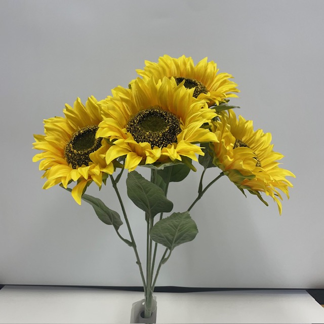 [STF4911-YEL] 19" SUNFLOWER BUSH X5 YELLOW
