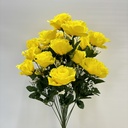 25" ROSE BUSH W/GYP X24 YELLOW