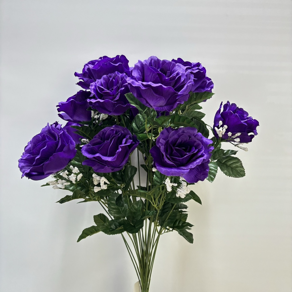 25" ROSE BUSH W/GYP X24 PURPLE
