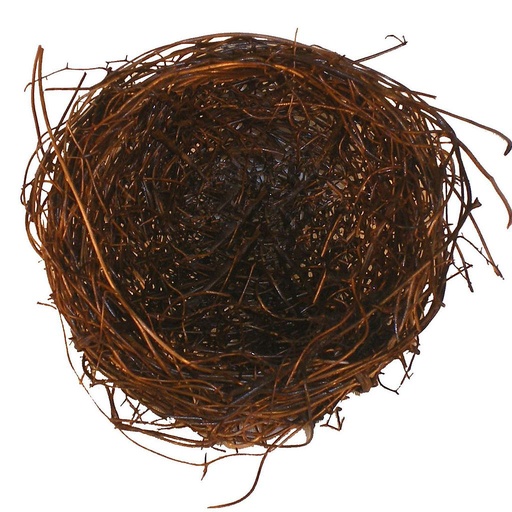 [B0833-N] 3" NATURAL NEST  (12 PER BAG)