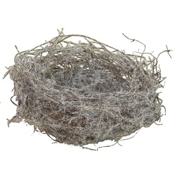 [B0835-W] 5&quot; WHITE MOSS NEST (6 PER BAG)