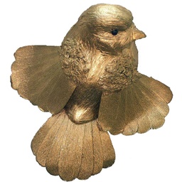 [B502474] 7.5" GOLD FLYING BIRD