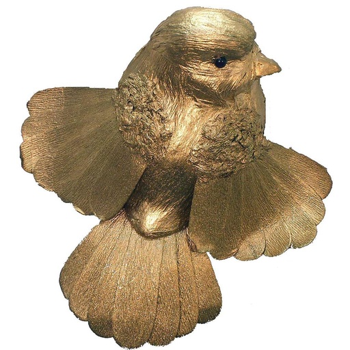 [B502474] 7.5" GOLD FLYING BIRD
