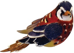 [B66116] 3.75" MUSHROOM BIRD (2 STYLES)