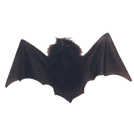 [B320760-I] 5" X 12" BLACK BAT W/HANGER  (INDIVIDUAL)