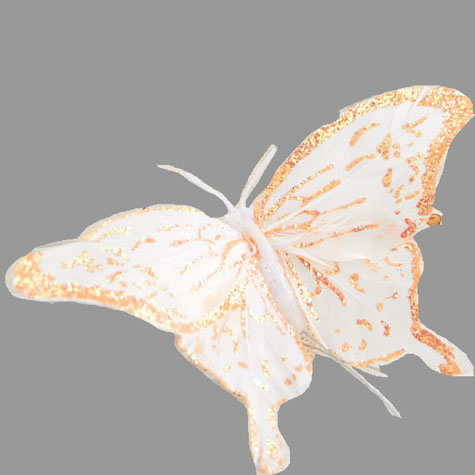 [B322260] 5" BUTTERFLY W/MICA ON 8"WIRE  6-ASST
