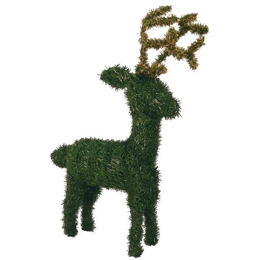 [B371682] 16" X 12" GREEN REINDEER