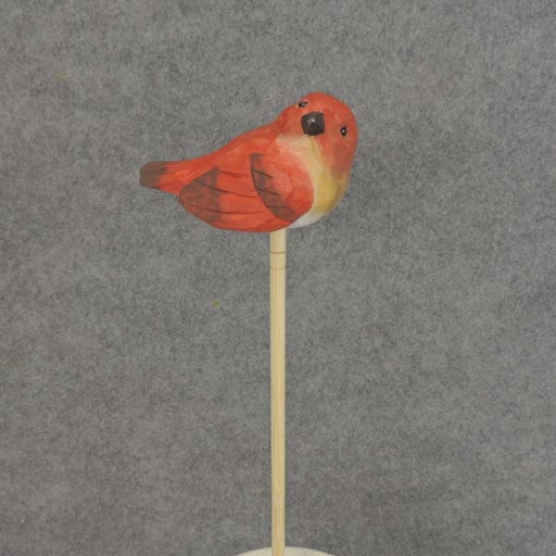 [BA6019] SPARROW PICK 3" WOOD RED 7.5" PICK