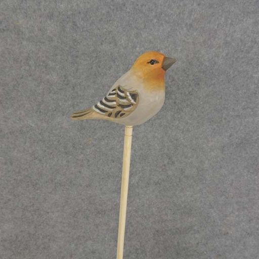 [BA6020] FINCH PICK WOOD 4" GREY/GOLD 7.5" PICK