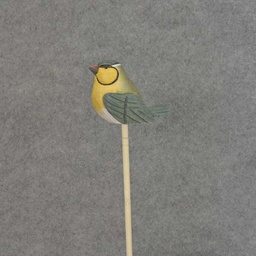 [BA6021] BIRD (BLUE TIT) PICK WOOD 3&quot; 7.5&quot; PICK