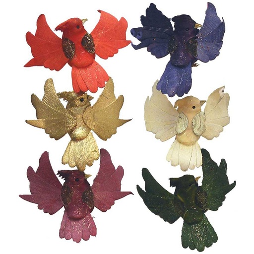 [B502470-ASST] 3.5" FLYING CARDINAL 6 ASSORTED
