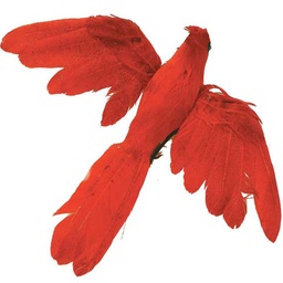 [B66306] CARDINAL 6.5" FLYING FEA  RED