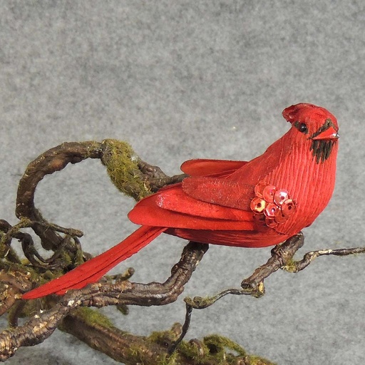 [B66752] CARDINAL 5.5" SISAL FEA/METL   