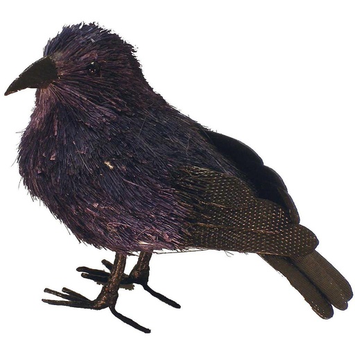 [B2] 8" CROW (SISAL) (5.75" TALL)