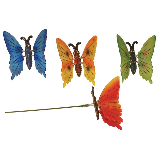 [B66662] BUTTERFLY ON PICK w/SPRING 4-ASST DZ/BAG